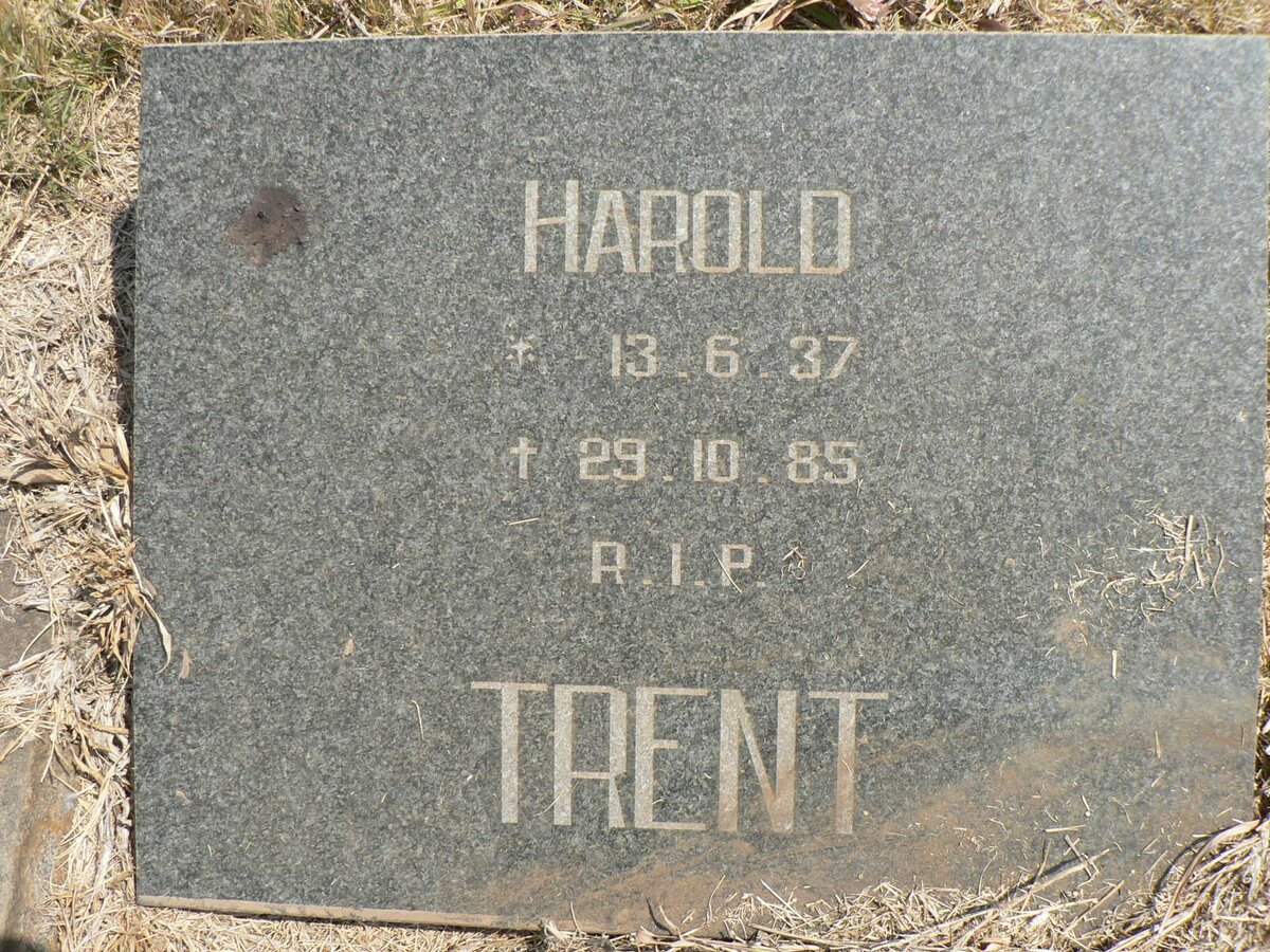 TRENT Harold 1937-1985