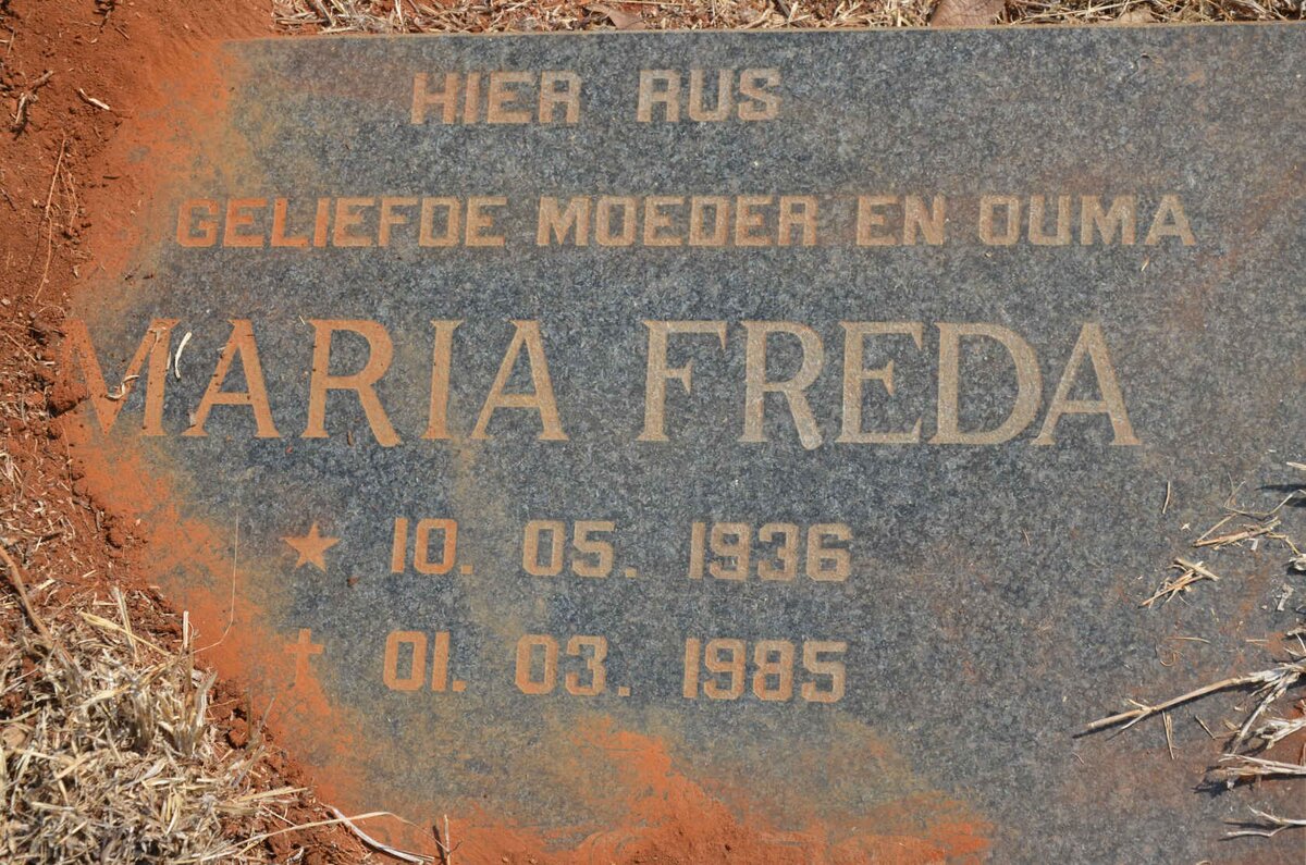 ? Maria Freda 1936-1985