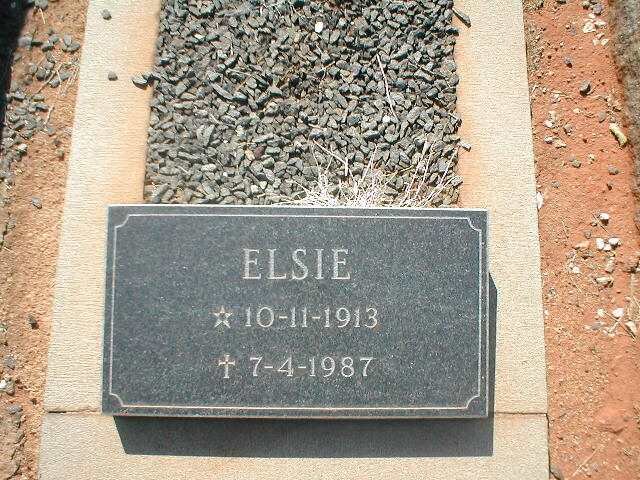 ? Elsie 1913-1987