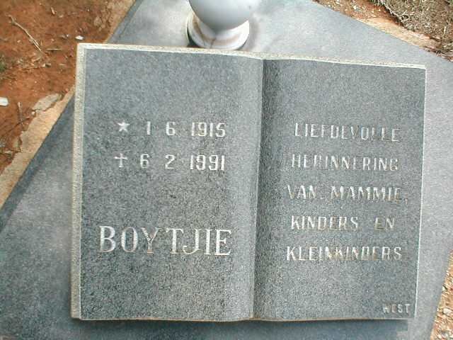 ? Boytjie 1915-1991