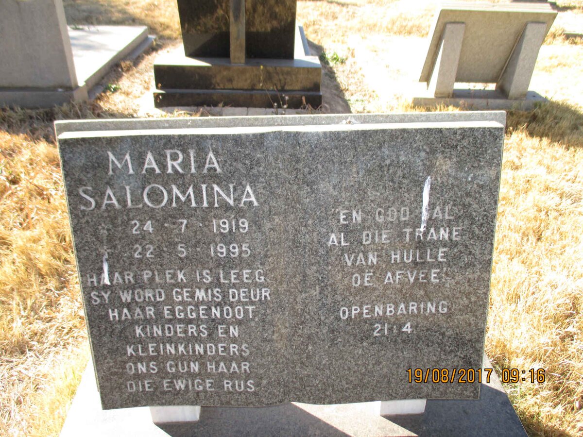 ? Maria Salomina 1919-1995