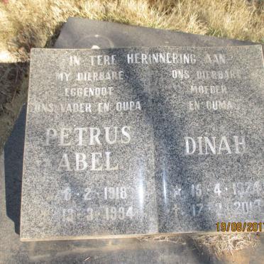 ? Petrus Abel 1918-1994 &amp; Dinah 1924-2013