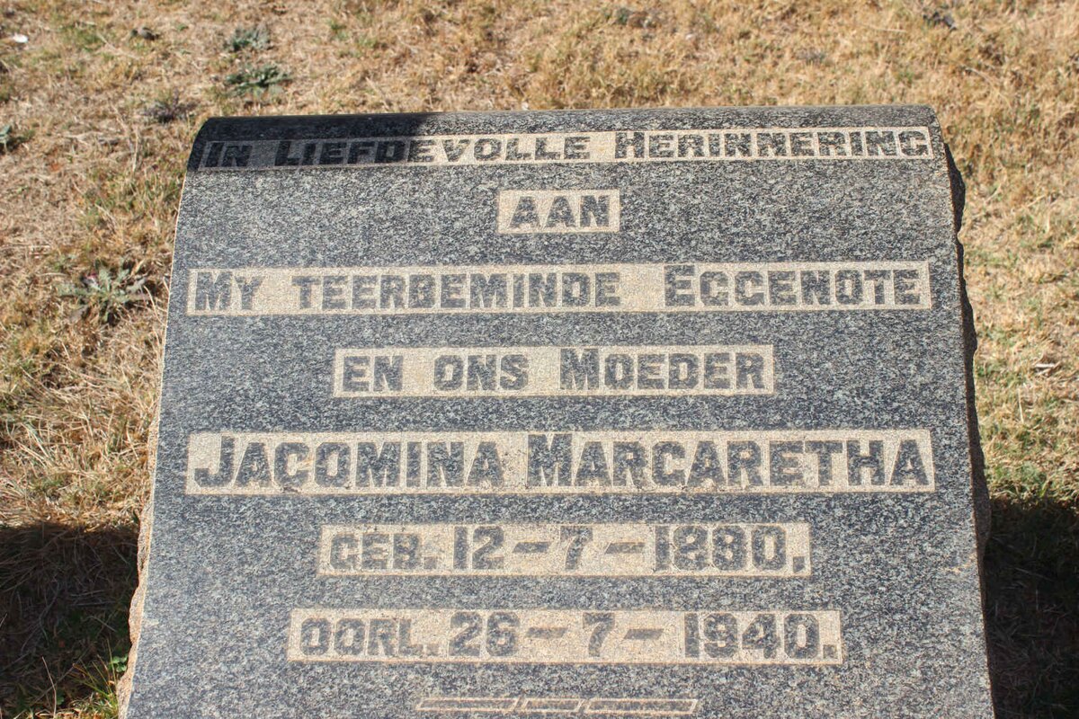 ? Jacomina Margaretha 1880-1940