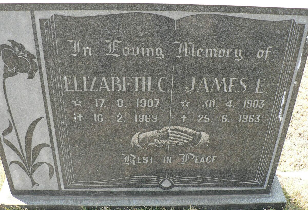 ? James E. 1903-1963 &amp; Elizabeth C. 1907-1969
