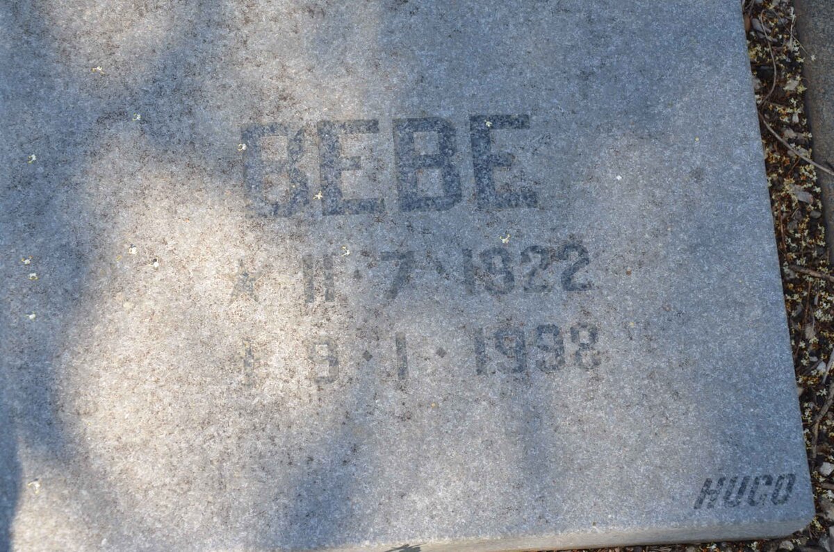 ? Bebe 1922-1998
