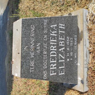 ? Fredrieka Elizabeth 1952-1953