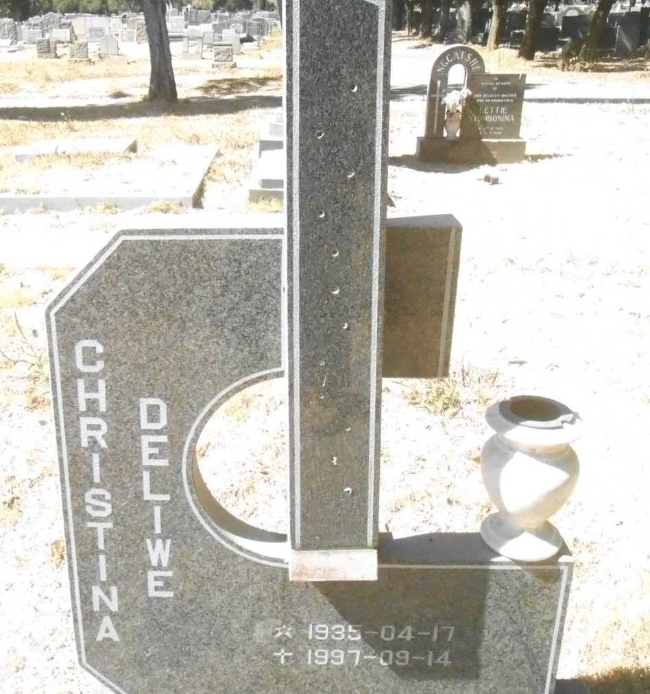 ? Christina Deliwe 1935-1997