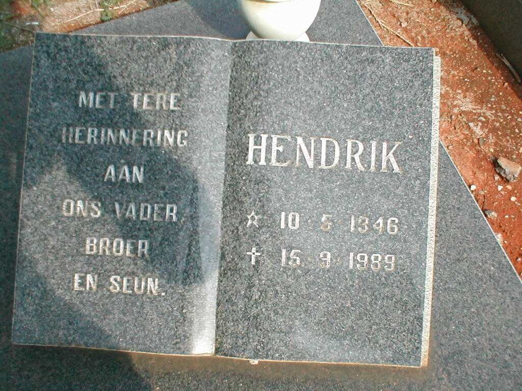 ? Hendrik 1946-1989