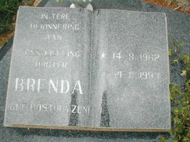 ? Brenda nee OOSTHUYZEN 1962-1993