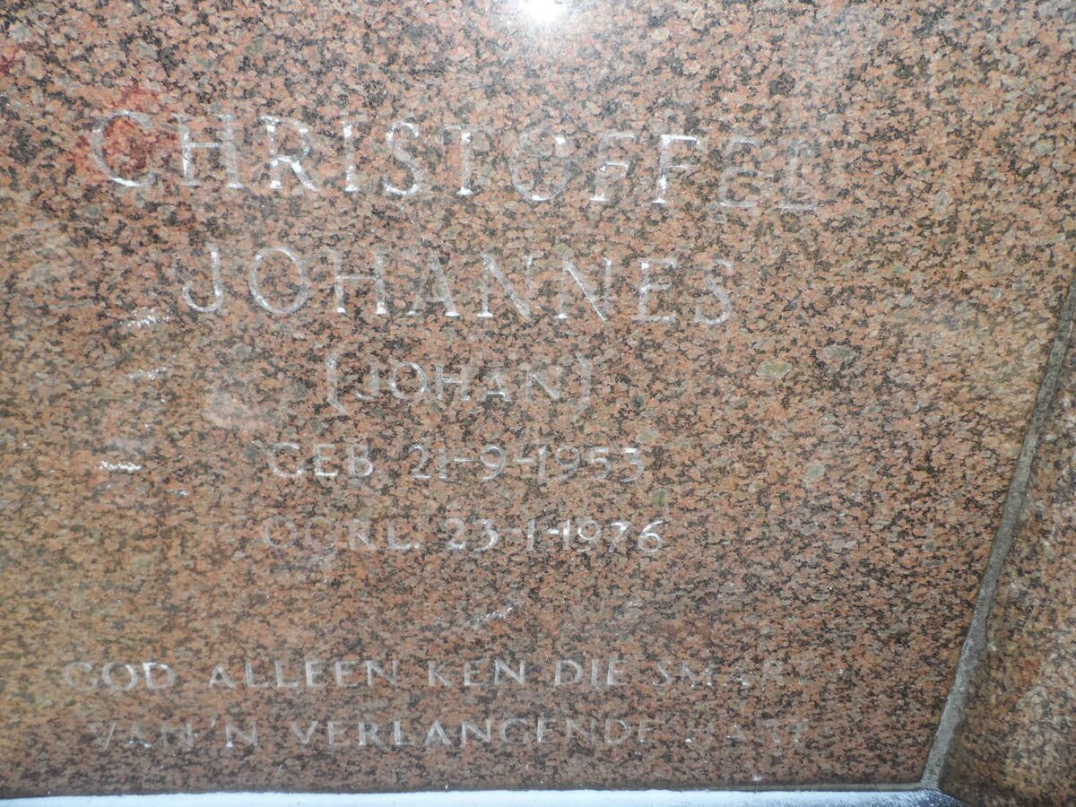 ? Christoffel Johannes 1953-1976