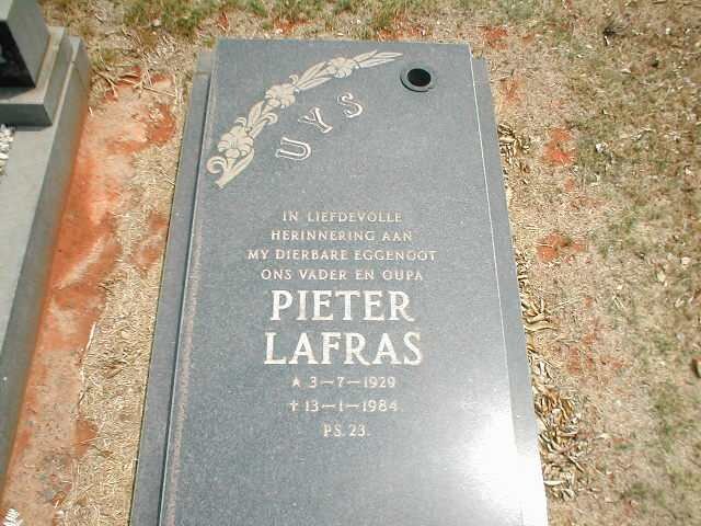 UYS Pieter Lafras 1929-1984