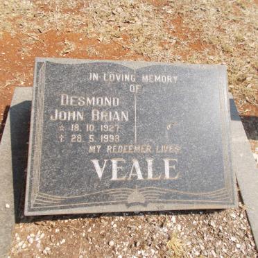 VEALE Desmond John Brian 1927-1993