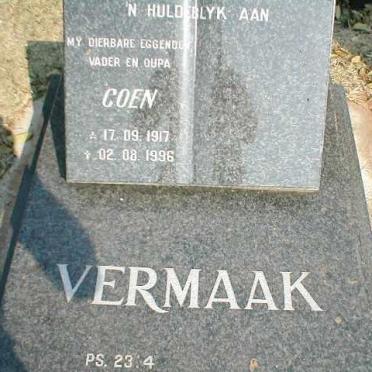 VERMAAK Coen 1917-1996