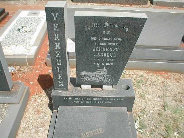 VERMEULEN Johannes Jacobus 1955-1979