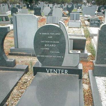 VENTER Rigard 19?0-1981