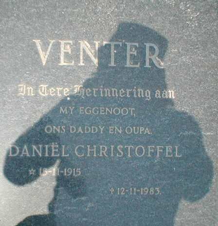 VENTER Daniël Christoffel 1915-1983