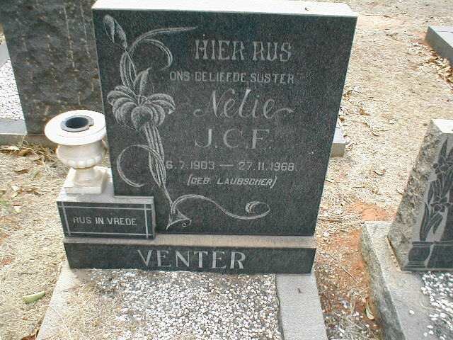 VENTER J.C.F. nee LAUBSCHER 1903-1968