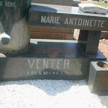 VENTER Marie Antoinette 1952-1973