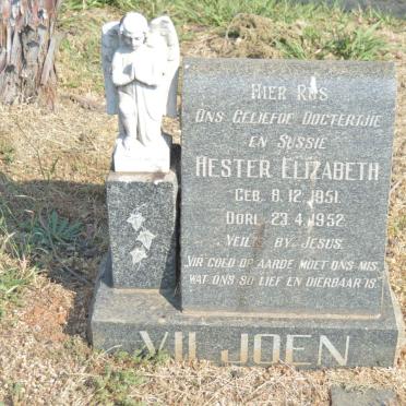 VILJOEN Hester Elizabeth 1951-1952