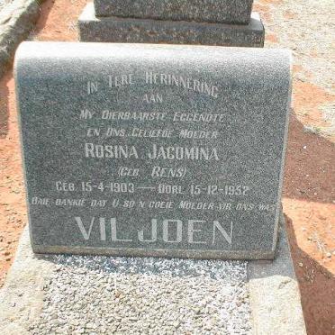VILJOEN Rosina Jacomina nee RENS 1903-1952