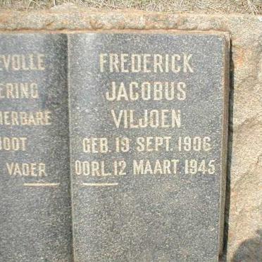 VILJOEN Frederick Jacobus 1906-1945