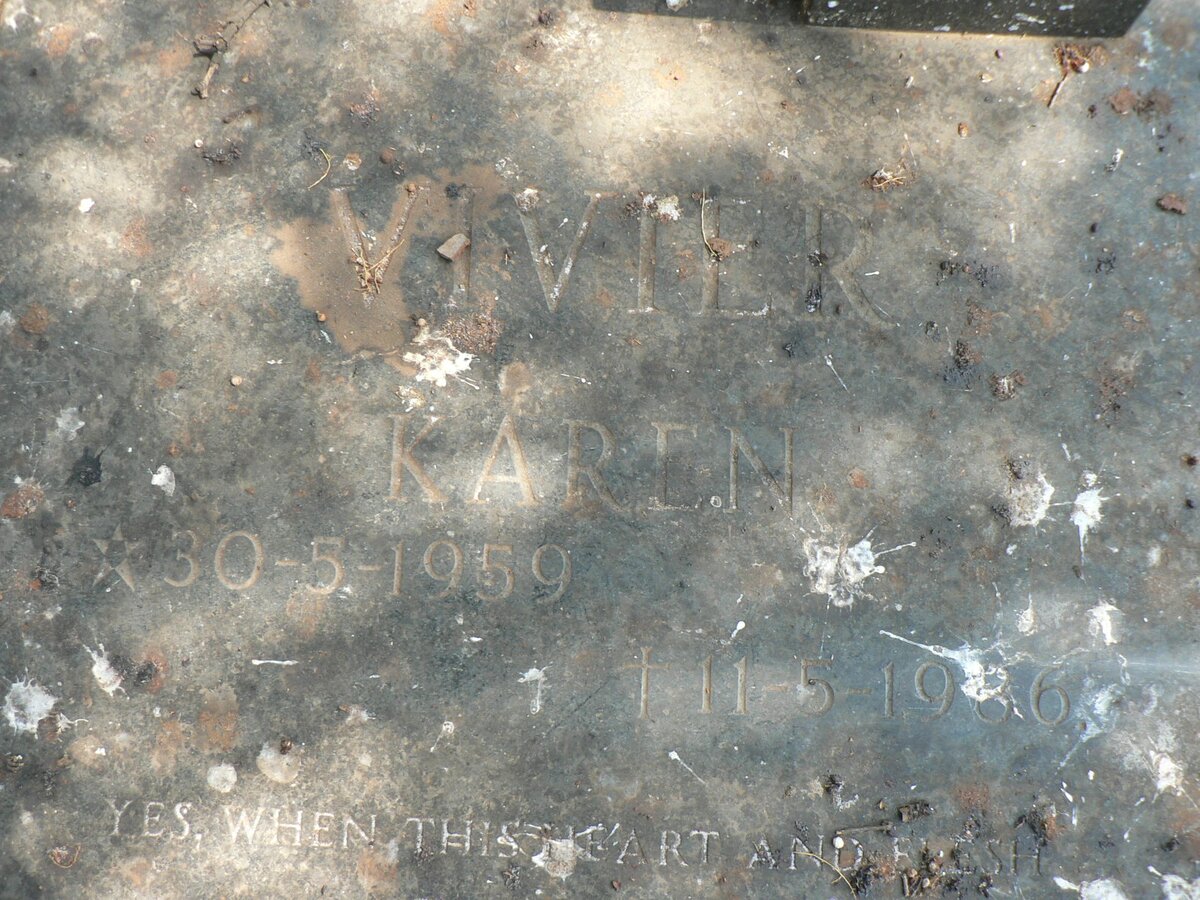 VIVIER Karen 1959-1986