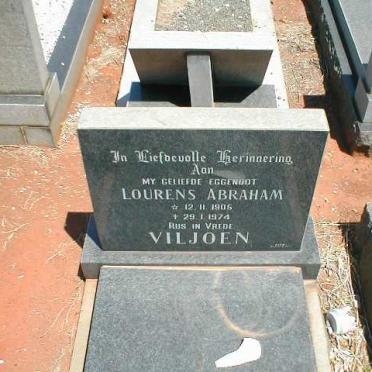 VILJOEN Lourens Abraham 1905-1974