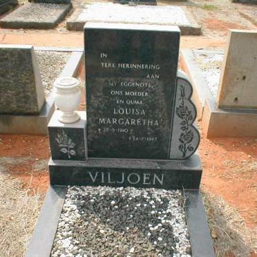 VILJOEN Louisa Margaretha 1910-1967