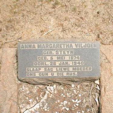 VILJOEN Anna Margaretha nee STEYN 1874-1940