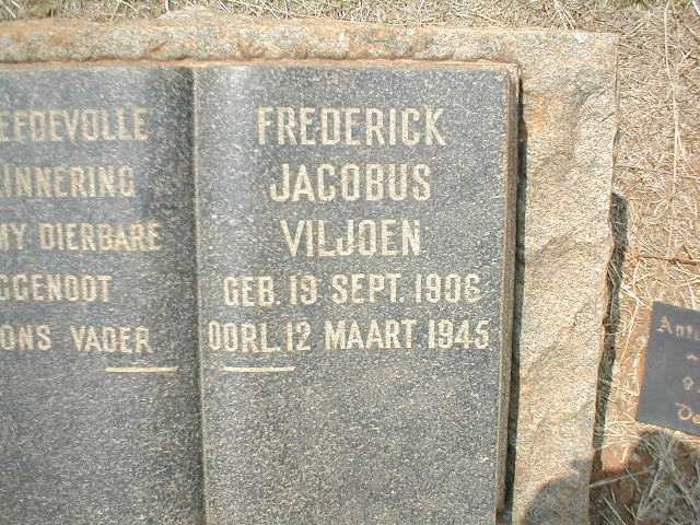 VILJOEN Frederick Jacobus 1906-1945