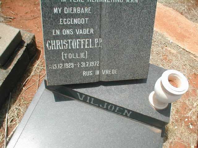 VILJOEN Christoffel P.P. 1929-1972