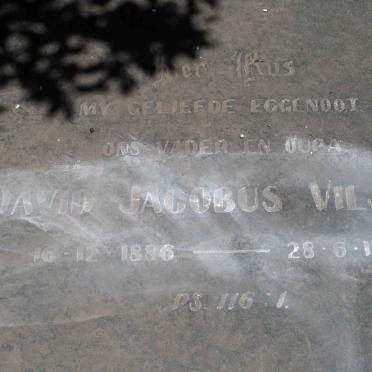 VILJOEN David Jacobus 1886-1976