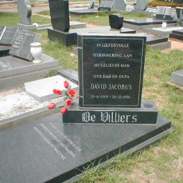 VILLIERS David Jacobus, de 1913-1981