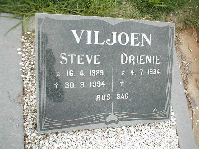 VILJOEN Steve 1929-1994 &amp; Drienie 1934-