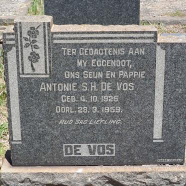 VOS Antonie S.H., de 1925-1959