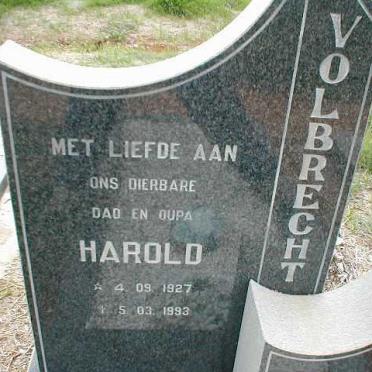 VOLBRECHT Harold 1927-1993