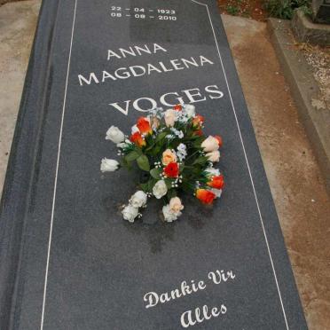 VOGES Anna Magdalena 1923-2010