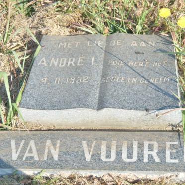 VUUREN Andre I., van -1952