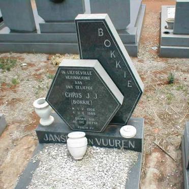 VUUREN Chris J.J., Janse[n] van 1968-1988