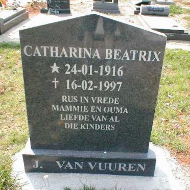 VUUREN Catharina Beatrix, J. van 1916-1997