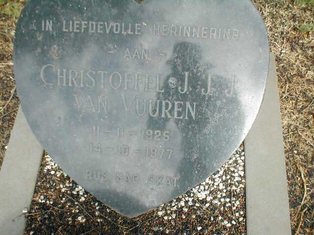 VUUREN Christoffel J.J.J., van 1925-1977