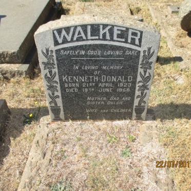 WALKER Kenneth Donald 1923-1958