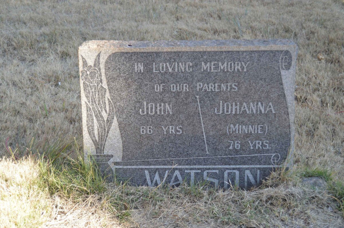 WATSON John &amp; Johanna