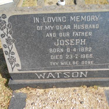 WATSON Joseph 1892-1966