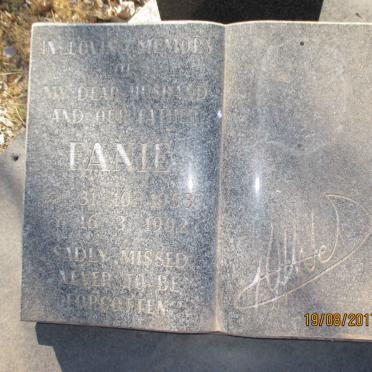 W? Fanie, van der 1953-1992