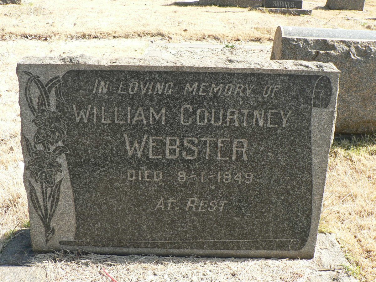 WEBSTER William Courtney -1949