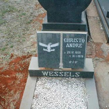 WESSELS Christo Andre 1959-1979