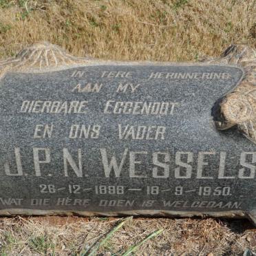 WESSELS J.P.N. 1896-1950