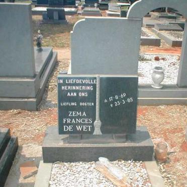 WET Zema Frances, de 1969-1985