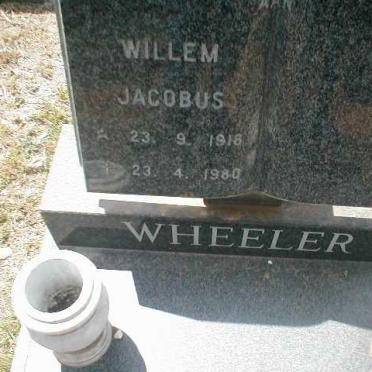 WHEELER Willem Jacobus 1918-1980